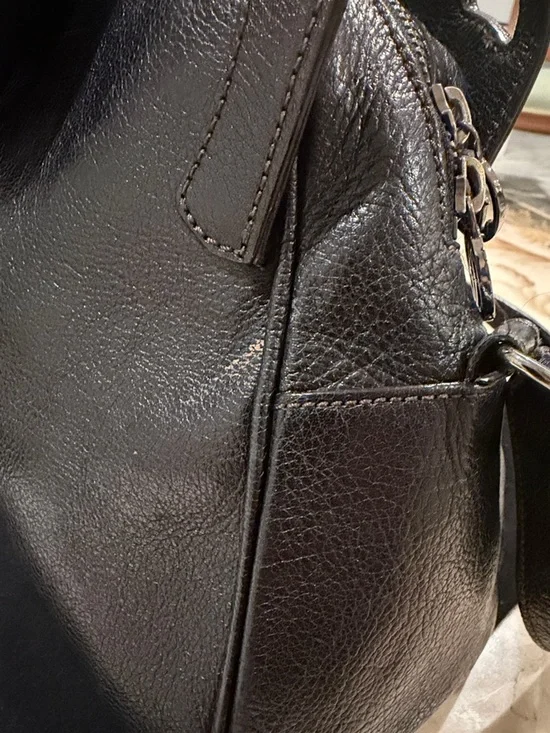 Cartier Marcello Dark Brown Leather Shoulder Bag with shoulder strap - Picture 15 of 15